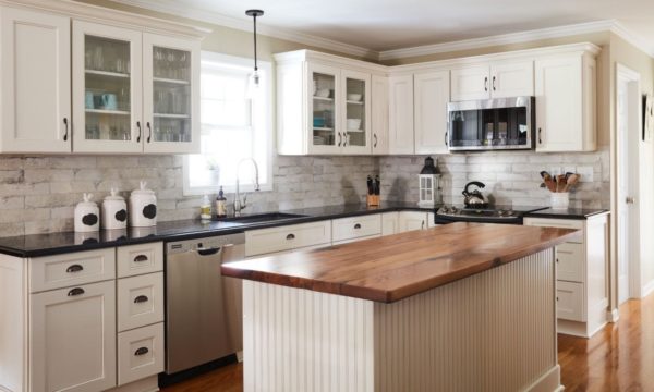 Get an affordable and beautiful Kitchen with Fabuwood Fusion Blanc Cabinets